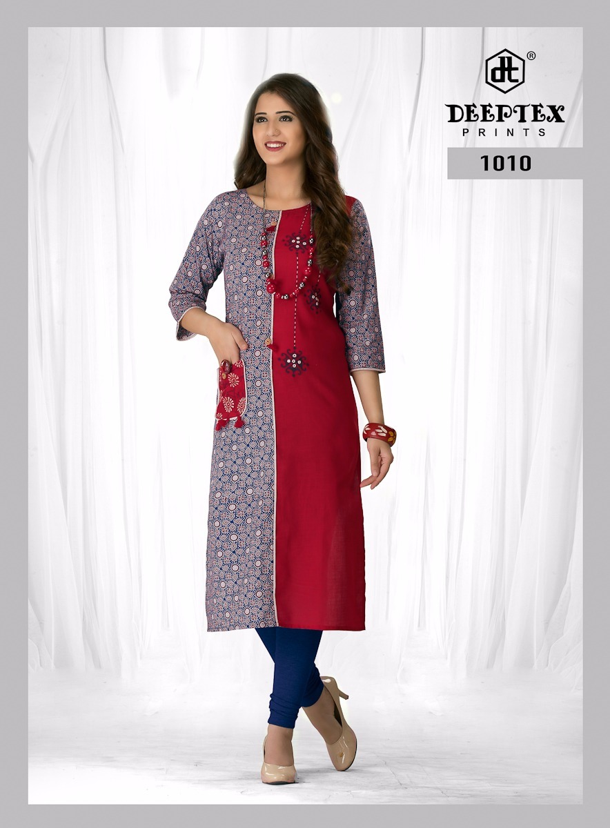 Cotton Fabric Stitched Kurti