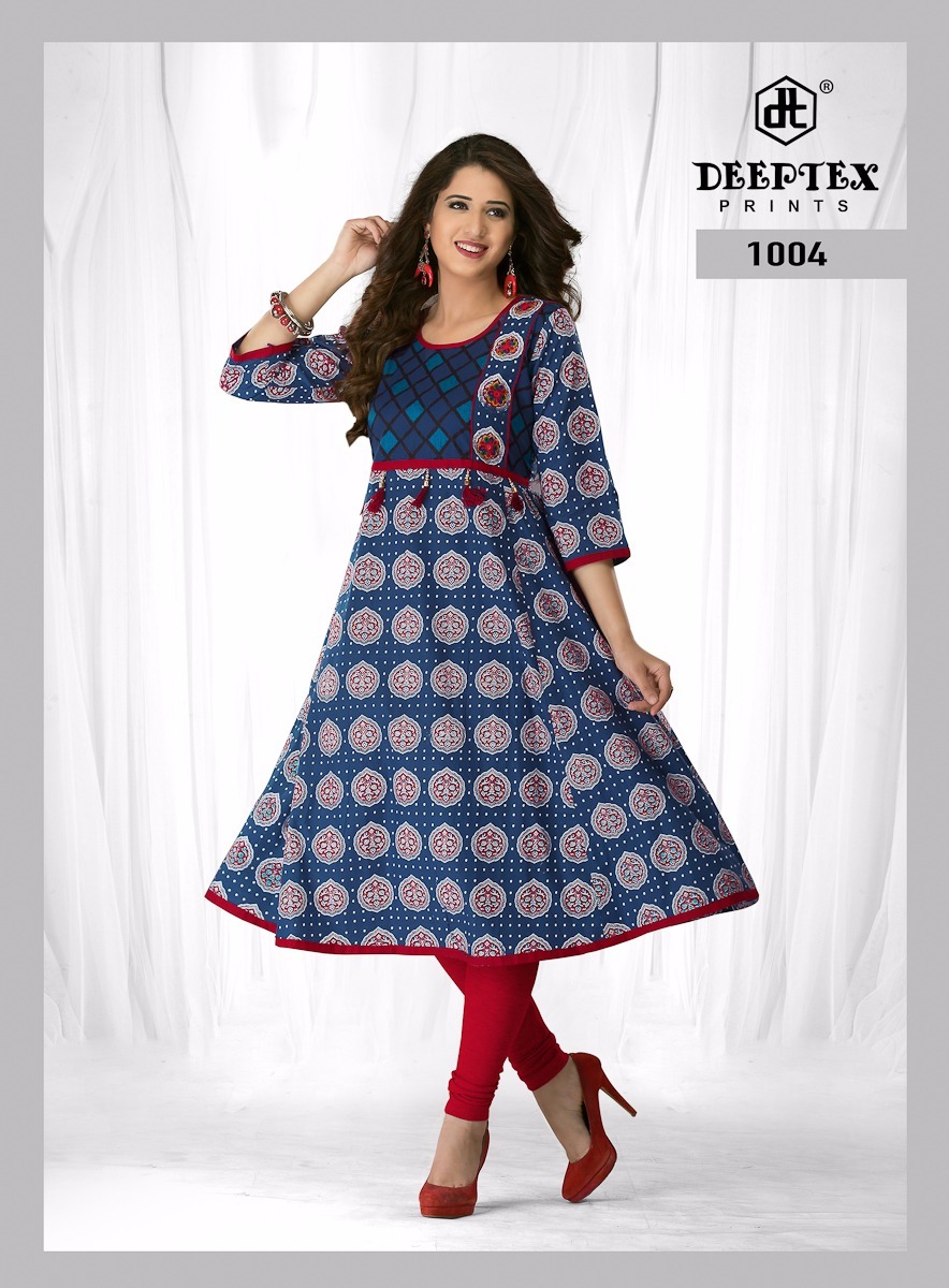 Cotton Fabric Stitched Kurti