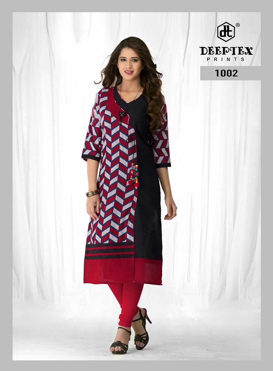 Cotton Fabric Stitched Kurti