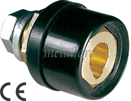 Machine Plug, Socket And Lug 600 Amps - Brass, 600 Amps, Black Rubber, 70-95 Mm2 Cable Lug Connection | Rugged, Crack Resistant, Easy To Install