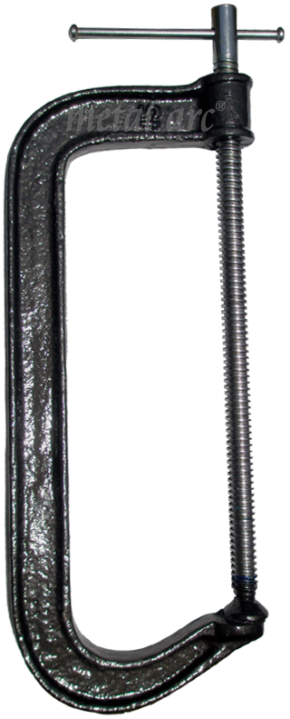 Multi Purpose Steel C Clamps - Malleable Steel, Sizes 2 To 12 Inch | Robust Design, Versatile For Light & Heavy Duty Applications
