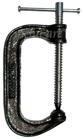 Multi Purpose Steel C Clamps - Malleable Steel, Sizes 2 To 12 Inch | Robust Design, Versatile For Light & Heavy Duty Applications