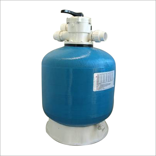 Blue And White Swimming Pool Sand Filter