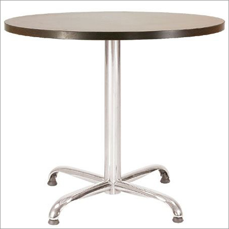 स्टील कैफे टेबल