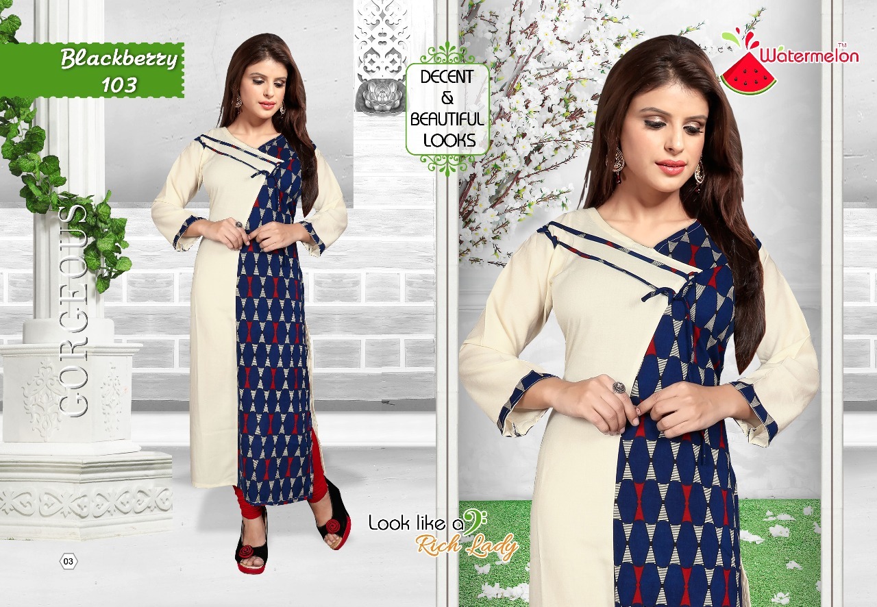 Heavy Reyon Printed Kurti