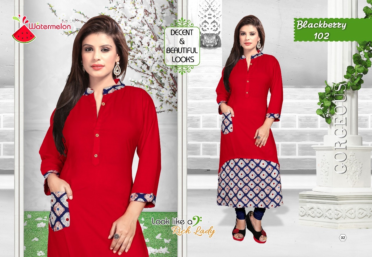 Heavy Reyon Printed Kurti