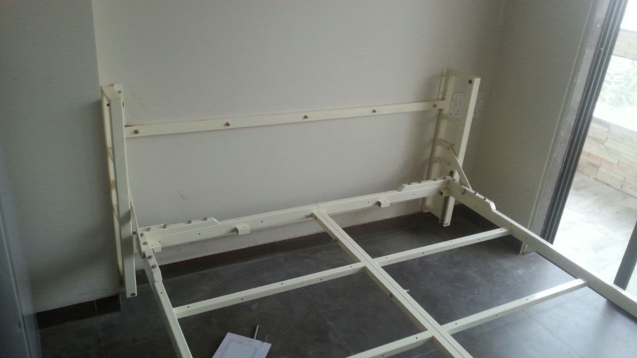 Powder Coated Wall Folding Bed Fitting Mechanism