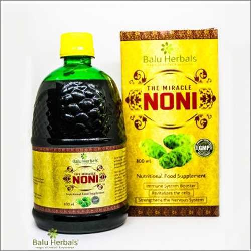 Noni Juice - Glass Bottle 500ml, Green Color | Antioxidant Rich, Boosts Immunity, Energy Booster, Detoxifies Body, High In Nutrients