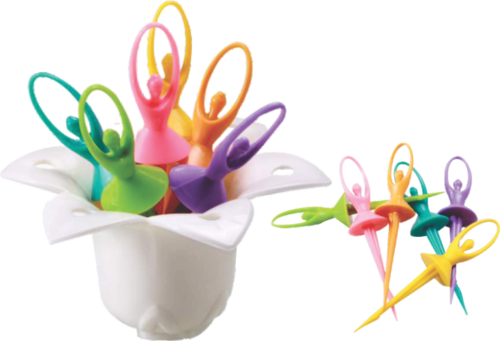 Multiple Barbie Doll Fruit Fork