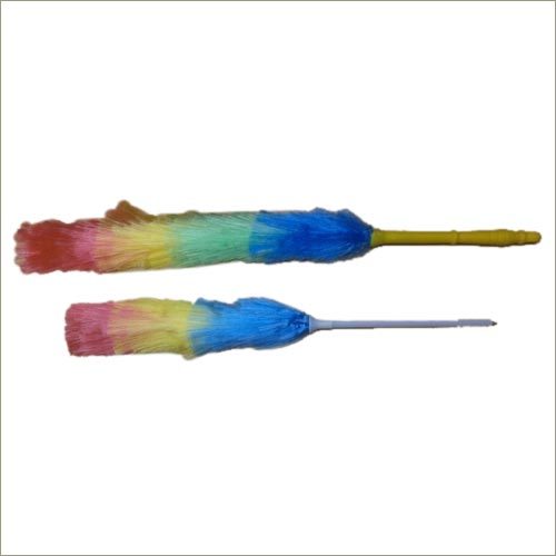 Feather Brush Yellow - Plastic, Standard Size, Multicolour | Ideal for Cleaning Electronics, Artwork, and Delicate Surfaces with Comfort Grip Handle