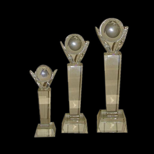 Handball Trophy - Crystal Material | Elegant Design with Royal Appearance, Available in Various Sizes for Achievements and Performances