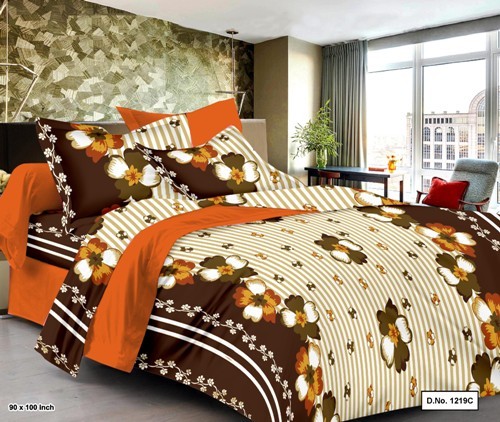 Printed Poly Cotton Bedsheet