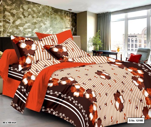 Printed Poly Cotton Bedsheet