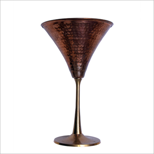 Copper Martini Glass - Best Grade Copper, Food Safe Lining | Durable, Chill-retaining Design For Cocktails