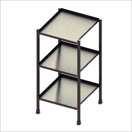 Bed Side Locker with SS top and Three Shelves