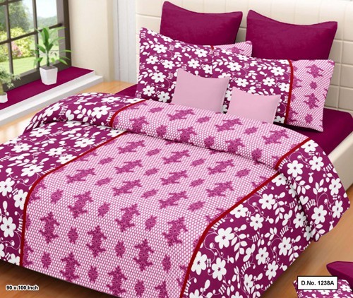 Washable Pure Cotton Bed Sheet
