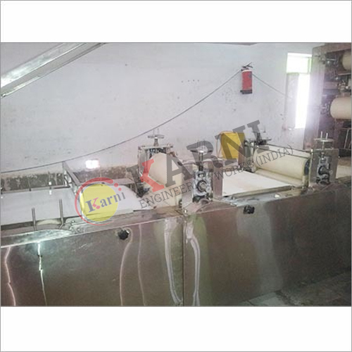 Methi Namak Pare Shakarpara Making Machine - Stainless Steel, 6x2.5x4 ft Dimension | 50 kg/hr Capacity, PLC Control, Automatic Operation, Ideal for Diverse Indian Snacks