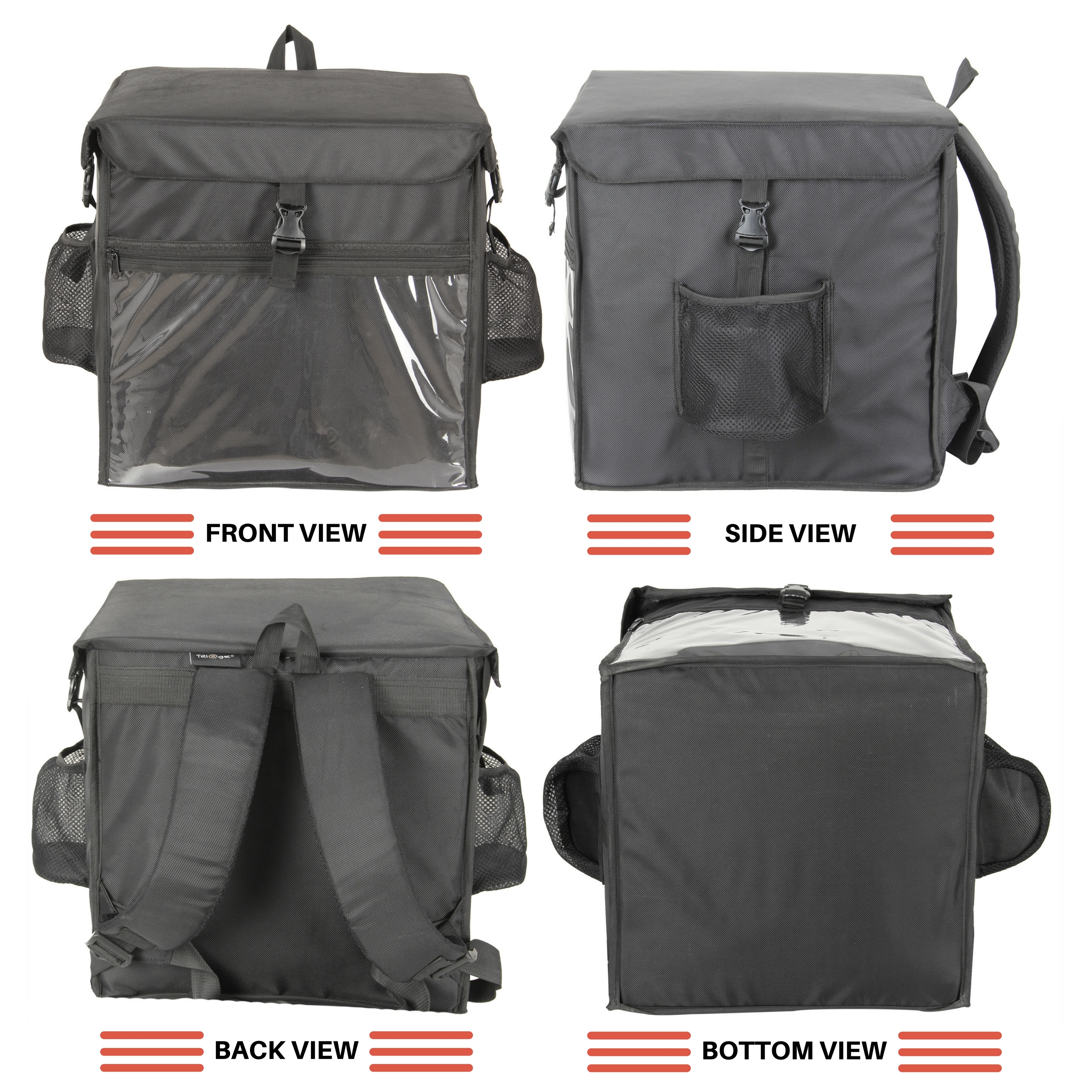 Meal Delivery Back Pack Capacity: 67 Kg/hr