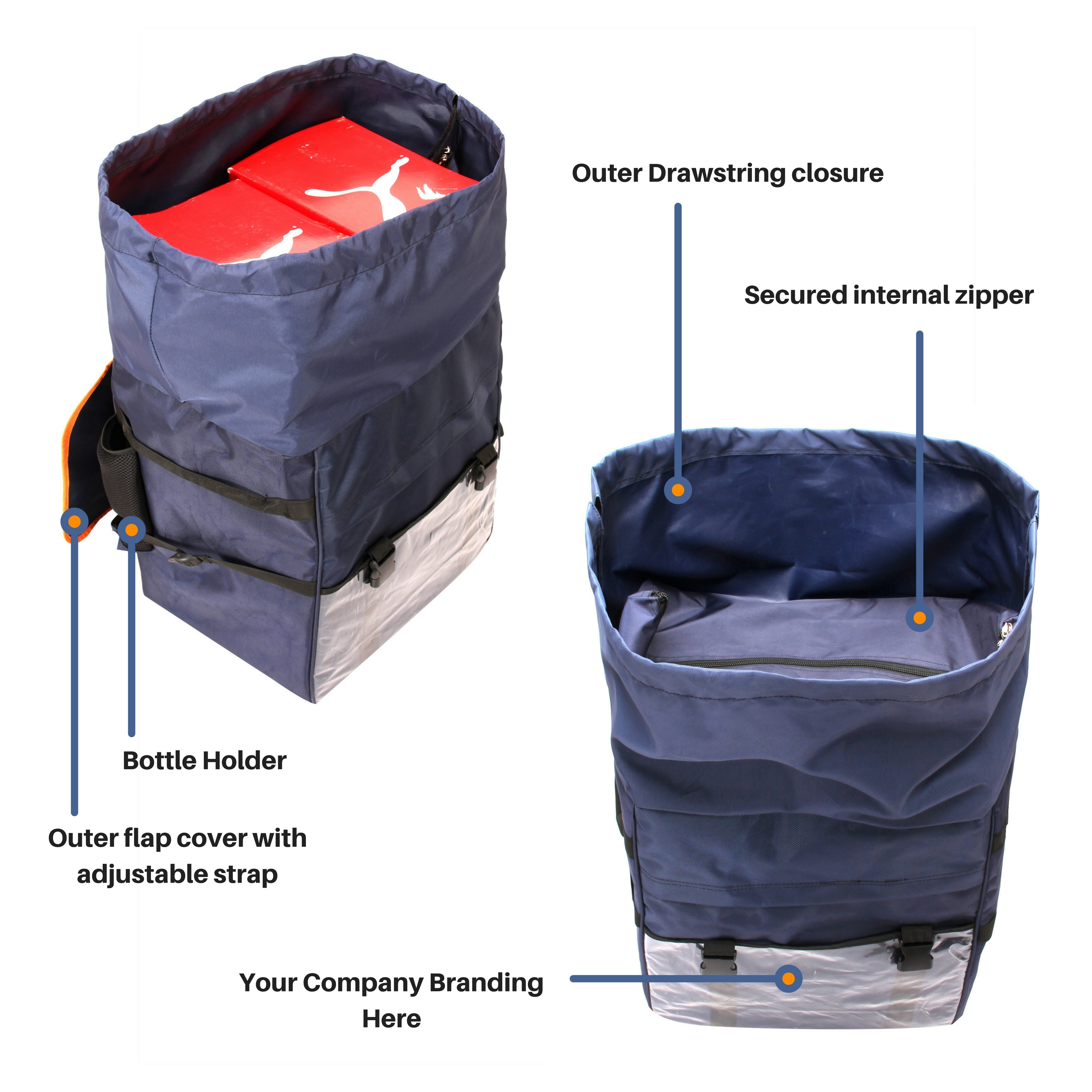 Canvas Logistics Delivery Bag