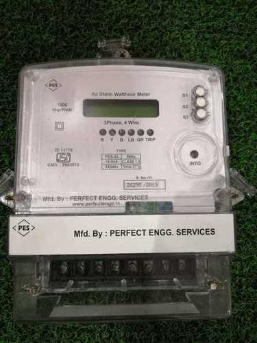 Transparent Three Phase Dual Source Kwh Meters