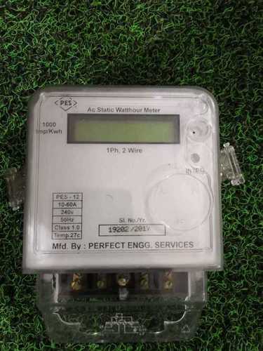 Single Phase Single Source Multifunction Meter - Engineering Plastic, 225x175x85 mm, Transparent | Accurate Measurements, Fast Auto-Shift Speed, Long Lasting Life