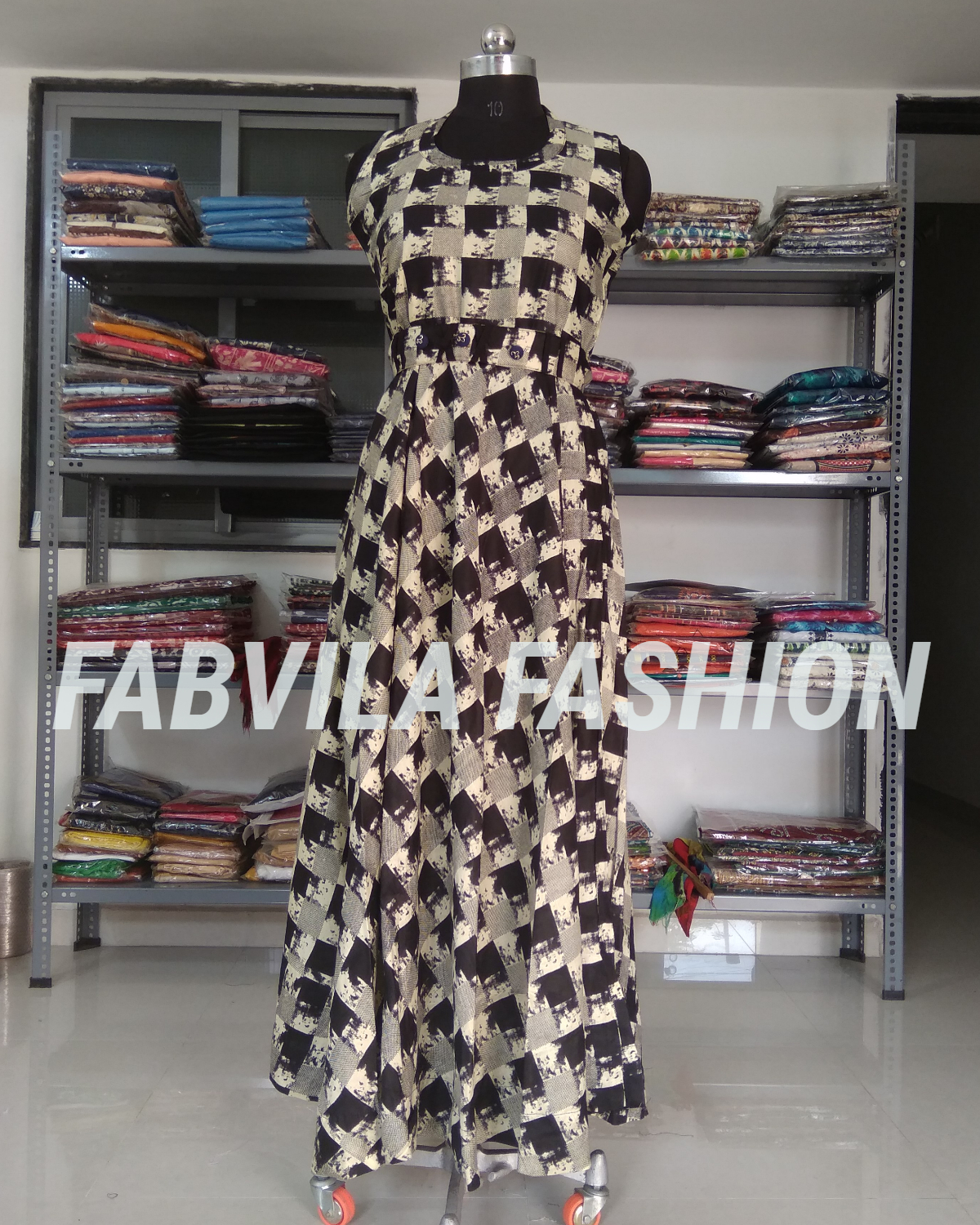 Pink Rayon Print Kurti