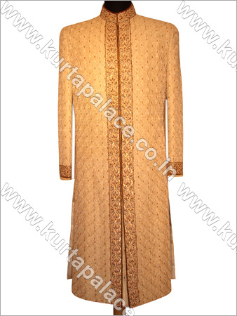 कढ़ाईदार पुरुषों की शेरवानी