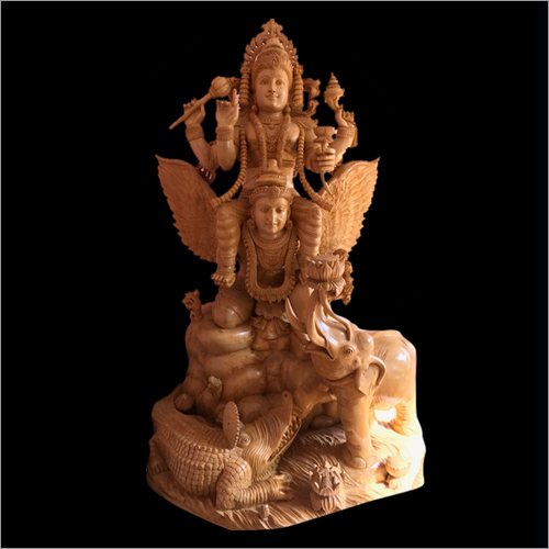 Wooden Garuda Statue