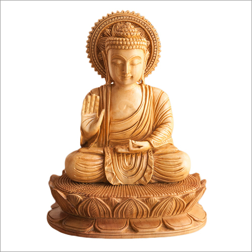 Wooden Buddha Statue