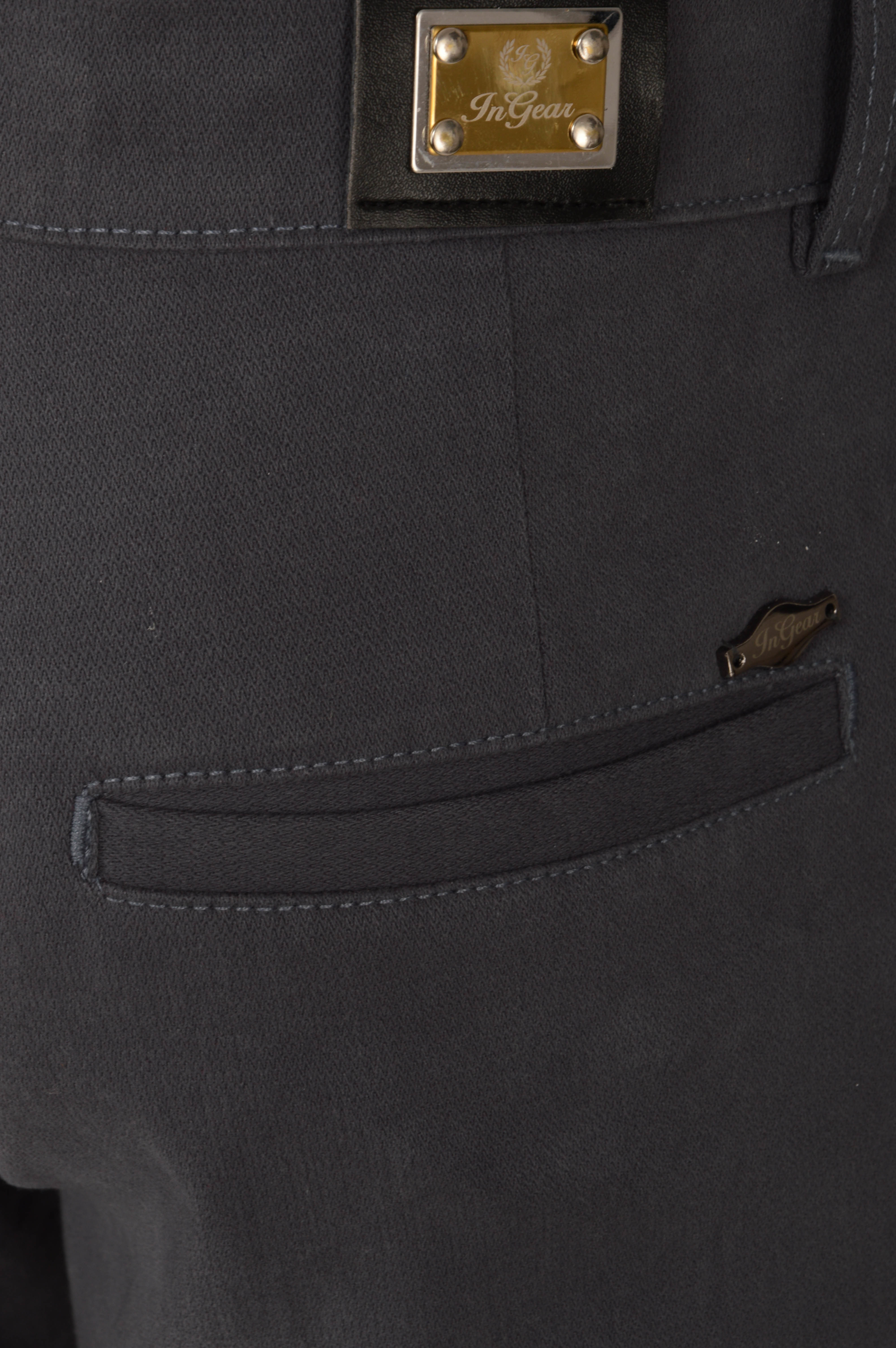 Cotton Casual Trouser Steel Grey