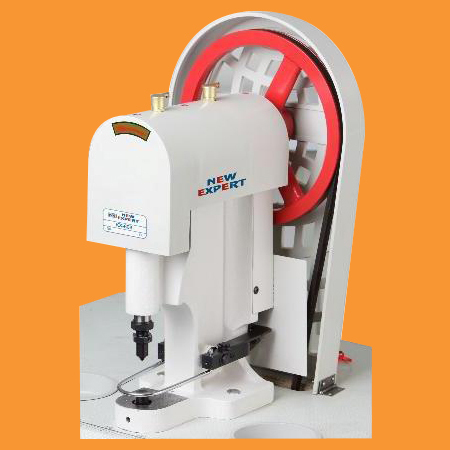 White Snap Button Attaching Machine