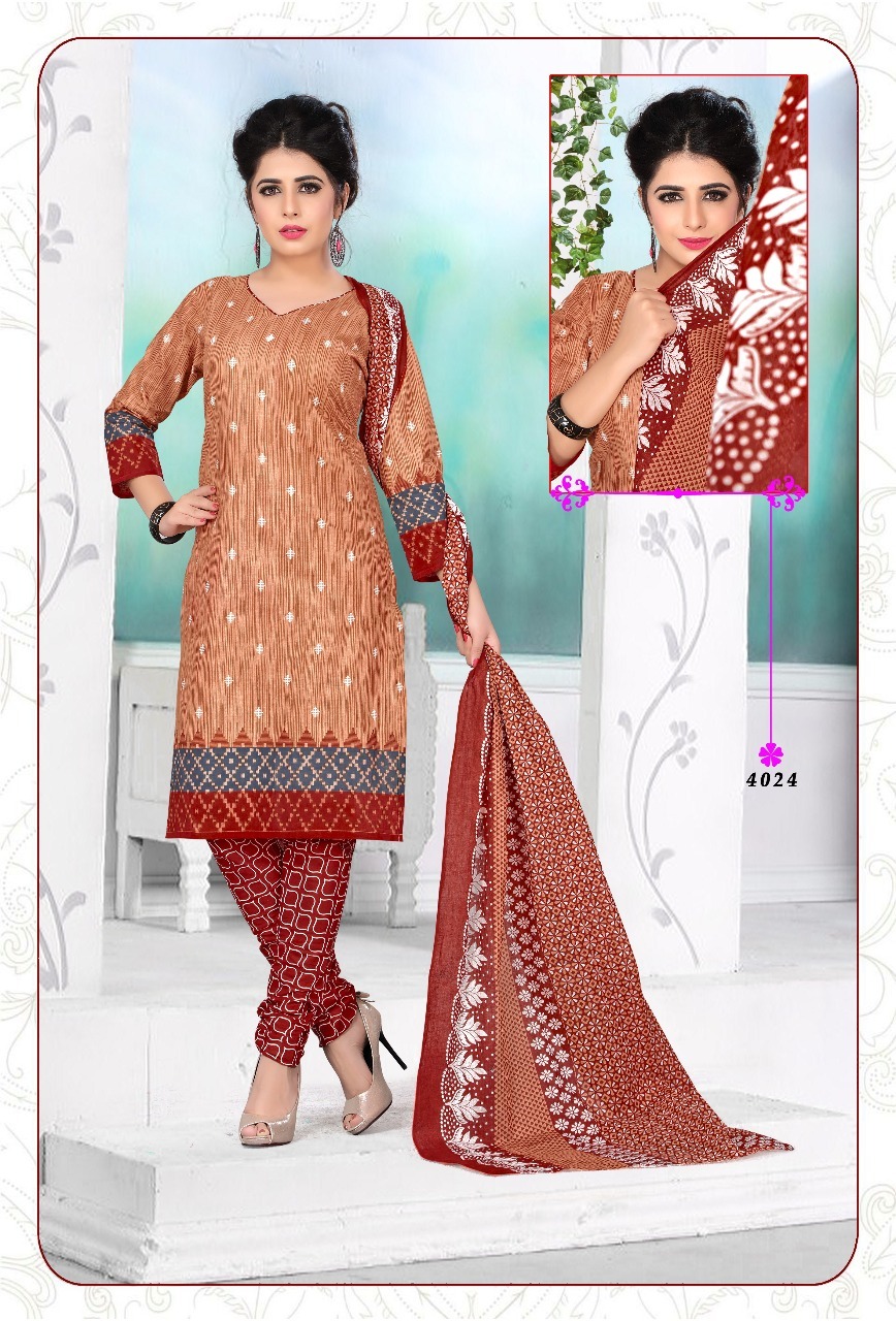 Cotton Churidar Dress Materials