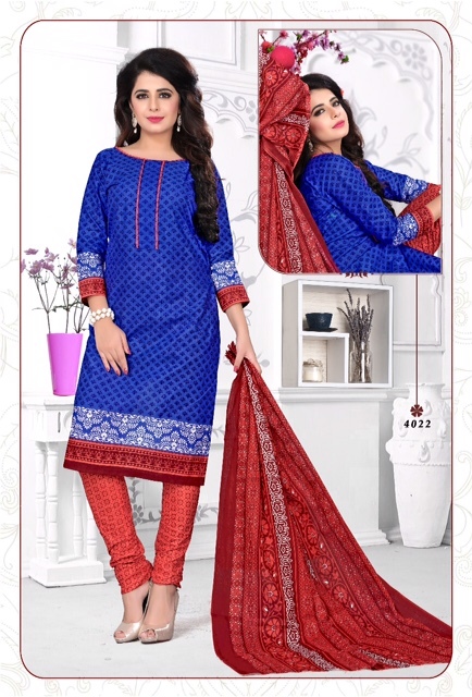 Cotton Churidar Dress Materials