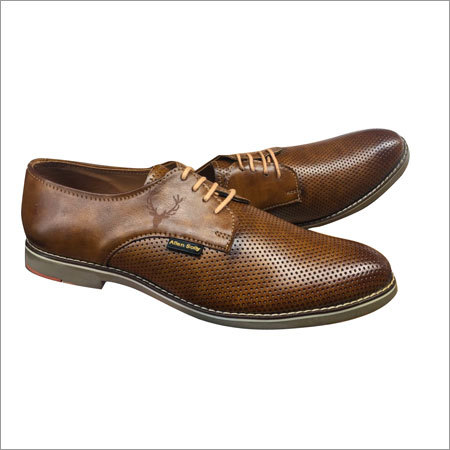 Mens Formal Shoes - Leather, Size 5-8 | Brown Color, Medium Heel for All Seasons