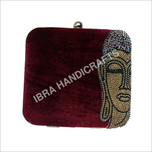 वेल्वेट क्लच बैग