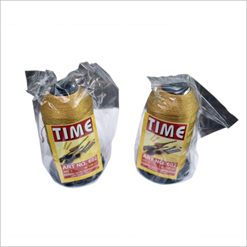1000 mtr Silky Thread - Silk, Gold, 1000 mtr | Lustrous Finish, Smooth Texture, Uniform Thickness