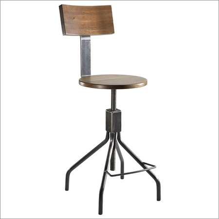 Adjustable Iron Bar Chair Carpenter Assembly