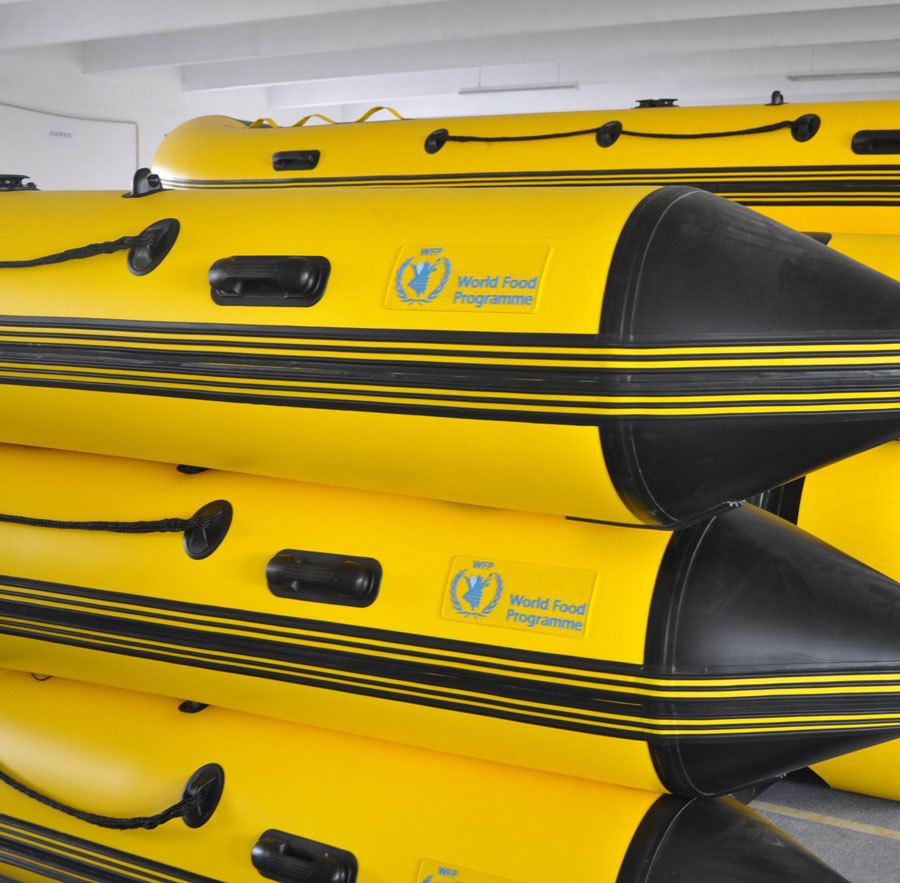 7.5m Military Rigid Inflatable Boat - Hypalon Tubing, Deep-v Fiberglass Hull, 2-16 Person Capacity | Lightweight Design, High Stability, Fuel Efficient Performance