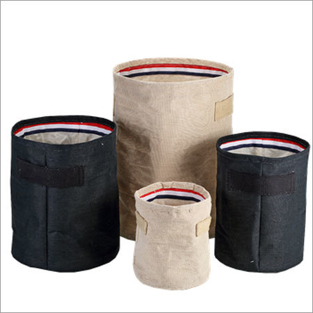 जूट की सादी भंडारण बैग