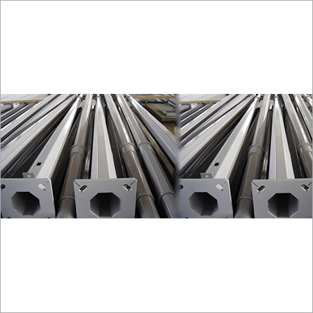 Octagonal Pole - Steel, Variable Dimensions, Powder Coated Finish | Corrosion-Resistant, Weatherproof, Durable, Versatile, Stable
