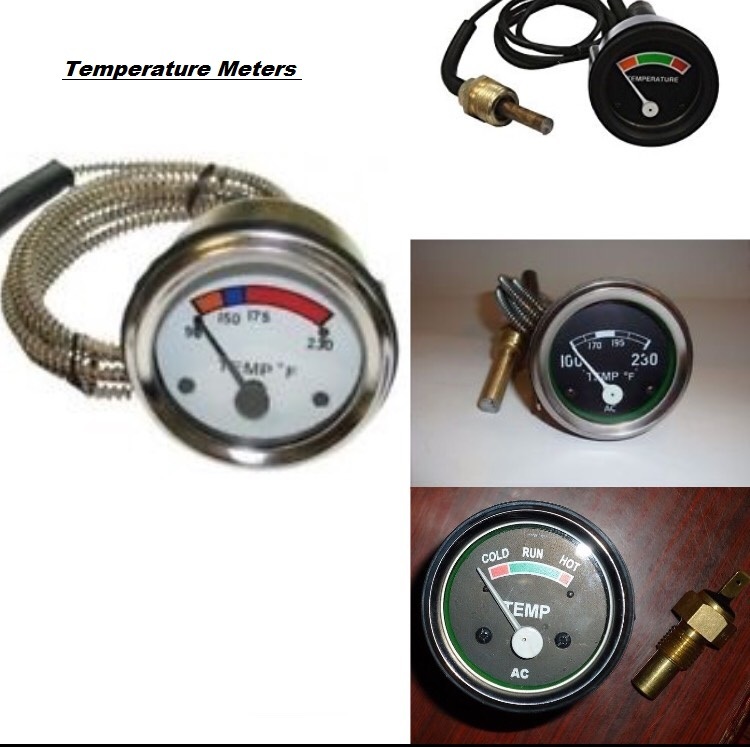Ford Temperature Gauge - Ip-68 Protection, -200 To +800 Deg C Range, 1 Year Warranty, Hermetically Sealed Case, Internal/external Micrometer Pointers