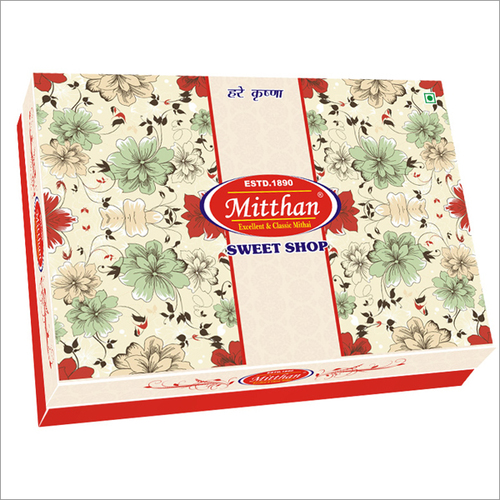 मिथन मिठाई की दुकान का डिब्बा
