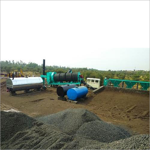 Asphalt Drum Mix Plant - 1.8m Diameter, 6m Length, 80-120tph Production Capacity | Bitumen Tank 10-20t, PLC Based Control System, Efficient Fuel Consumption
