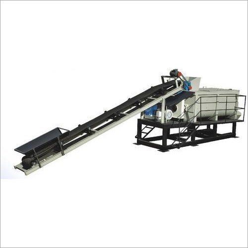 Wet Mix Macadam Plant - 100-200 TPH Capacity, Steel Material, 10m x 5m x 4m Dimensions, Twin Shaft Mixer, PLC Based Control System, Low Power Consumption, Minimum Wear & Tear