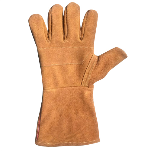 Yellow & White Reversible Hand Gloves