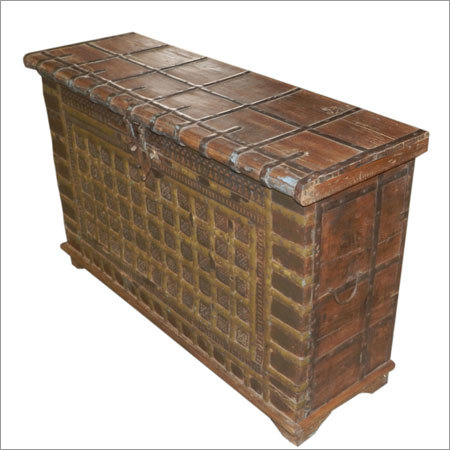 Wooden Trunk Old Home Furniture
