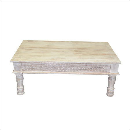 Wood Rustic Wooden Coffee Table