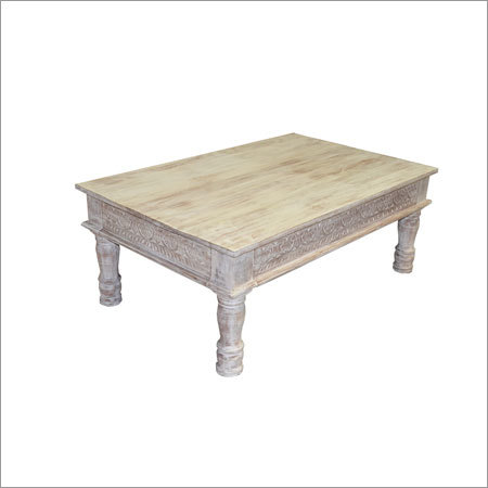 Wood Rustic Wooden Coffee Table