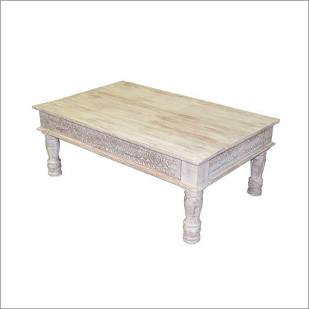 Wood Rustic Wooden Coffee Table