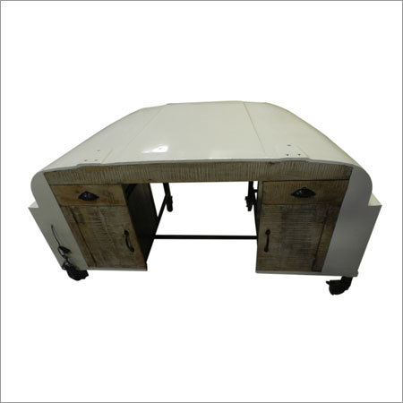 Wood Iron Office Table